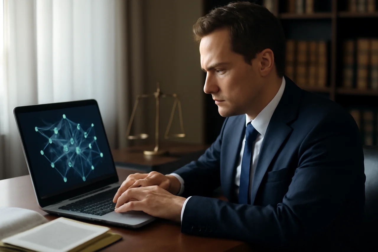 inteligência artificial na advocacia 2026: Como a inteligência artificial otimiza a pesquisa jurídica?