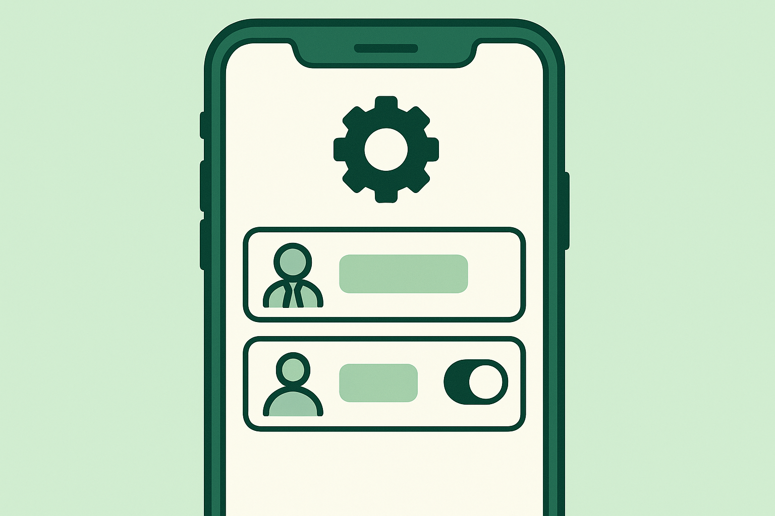 Configurações do WhatsApp Business para reverter para conta pessoal