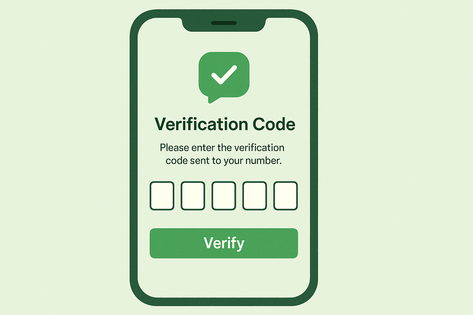 Tela de verificação do WhatsApp aguardando código SMS de 6 dígitos