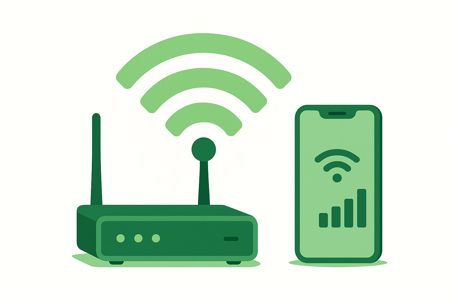 Roteador Wi-Fi com sinal forte melhorando chamadas de vídeo do WhatsApp