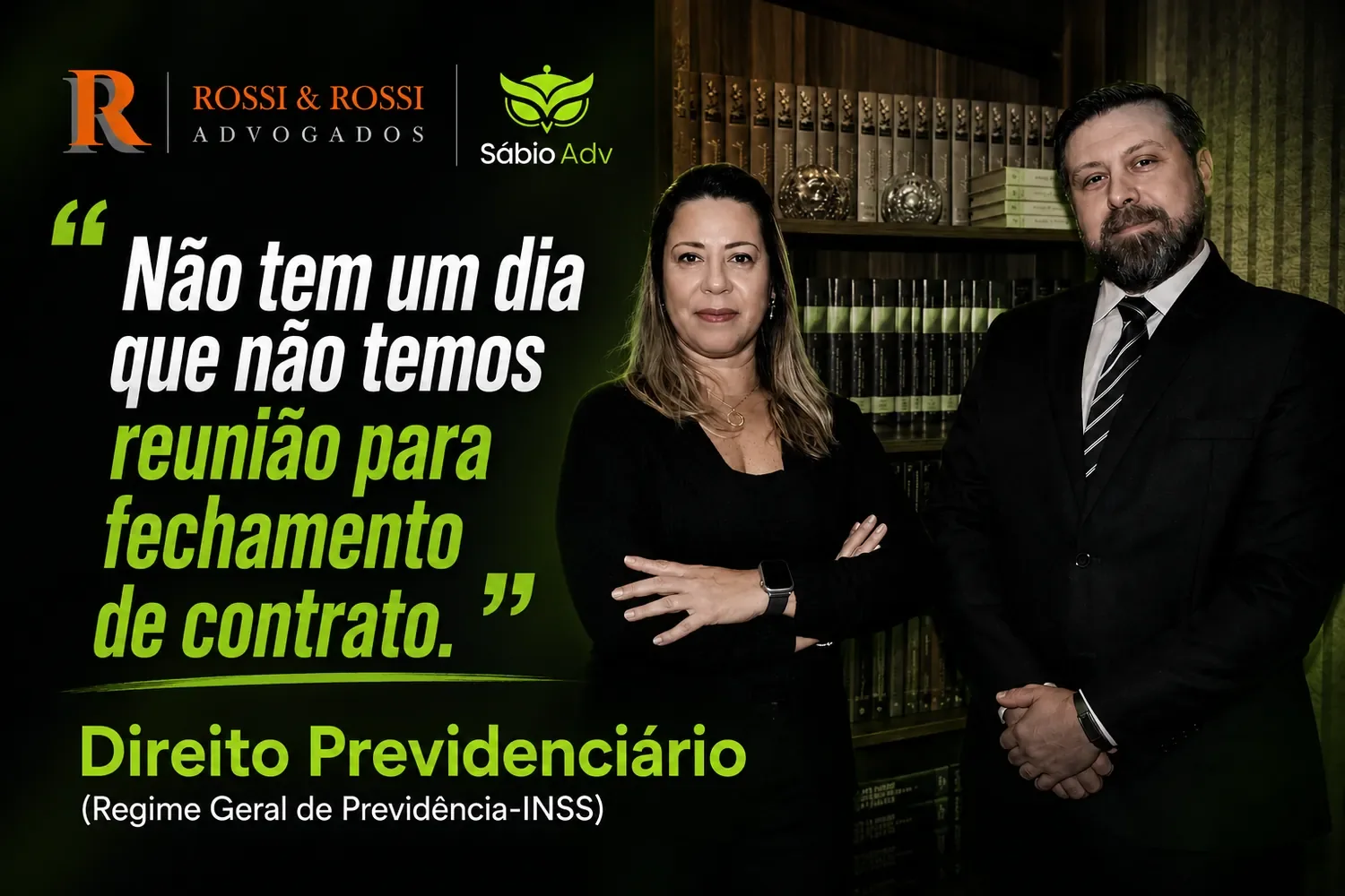 Depoimento Rossi & Rossi Advogados — Direito Previdenciário