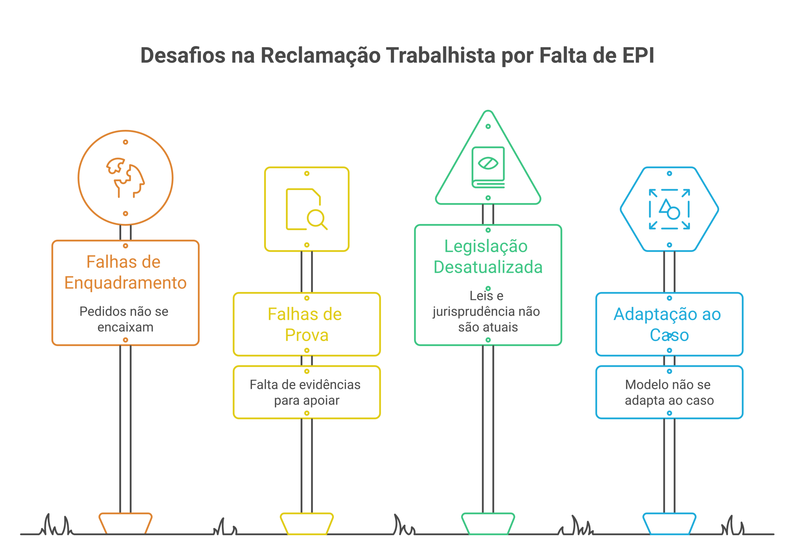 Visão geral: modelo de reclamação trabalhista por falta de EPI