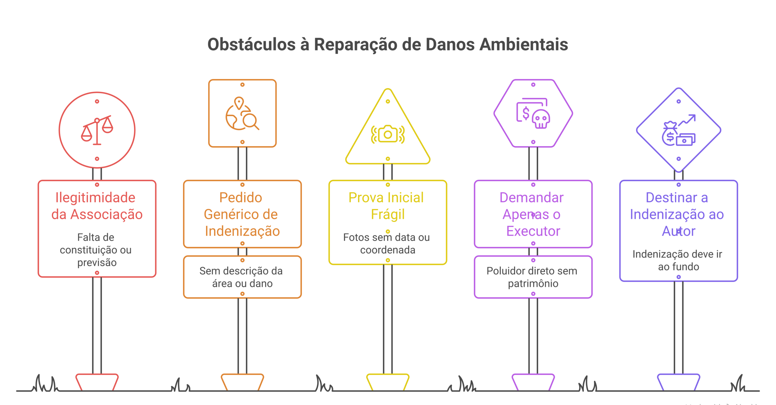 Visão geral: modelo de ação de reparação de dano ambiental