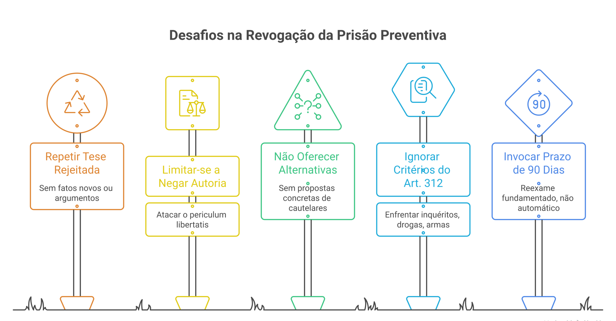 Visão geral: modelo de revogação de prisão preventiva